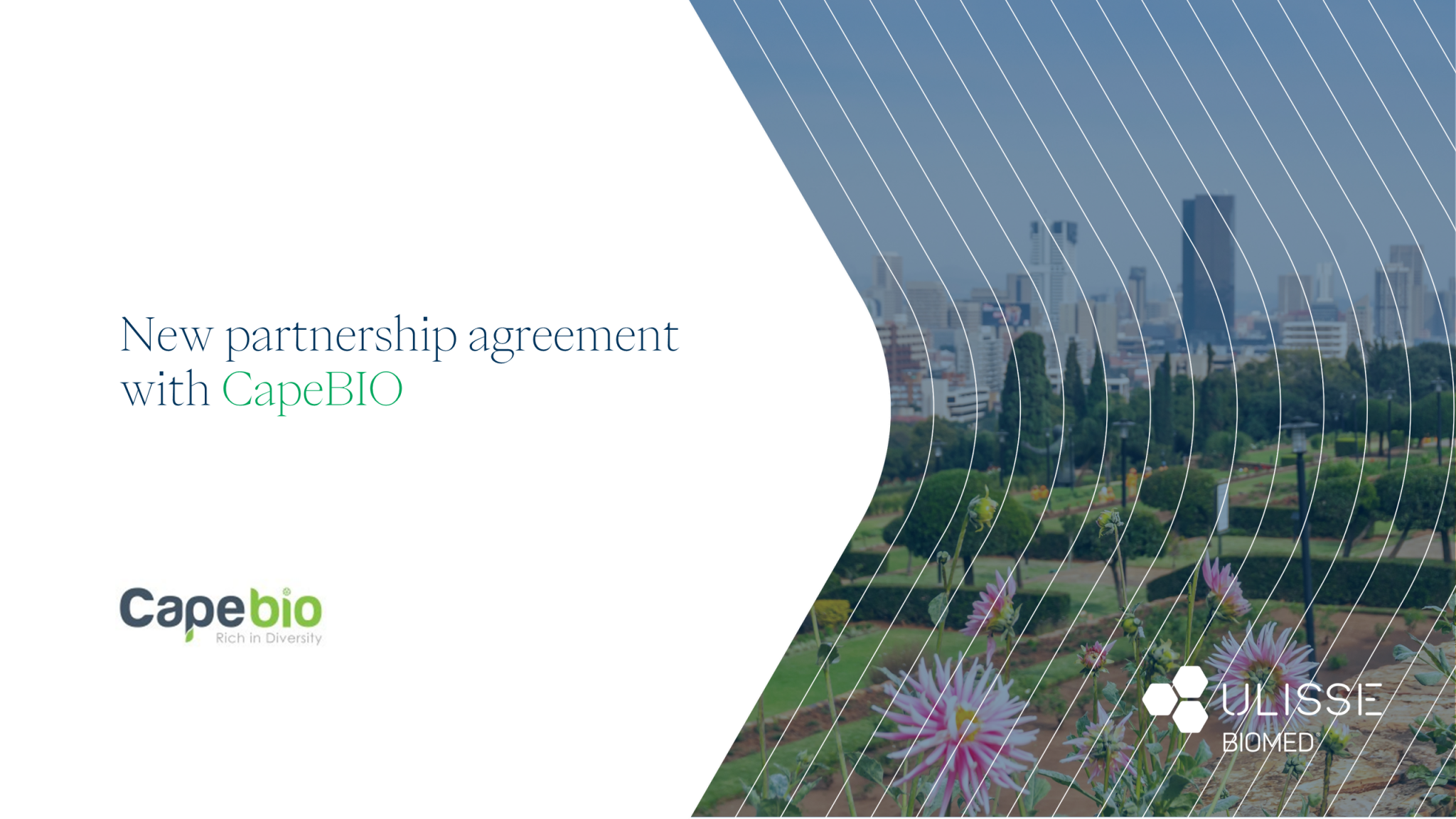 New partnership agreement with Capebio